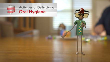 activities of daily living and oral hygiene training for carers